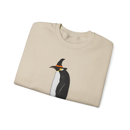 Penguin Halloween Birds Witch Birdwatcher Sweatshirt