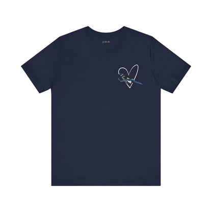 Magpie Heart Birdwatcher Bird T-Shirt