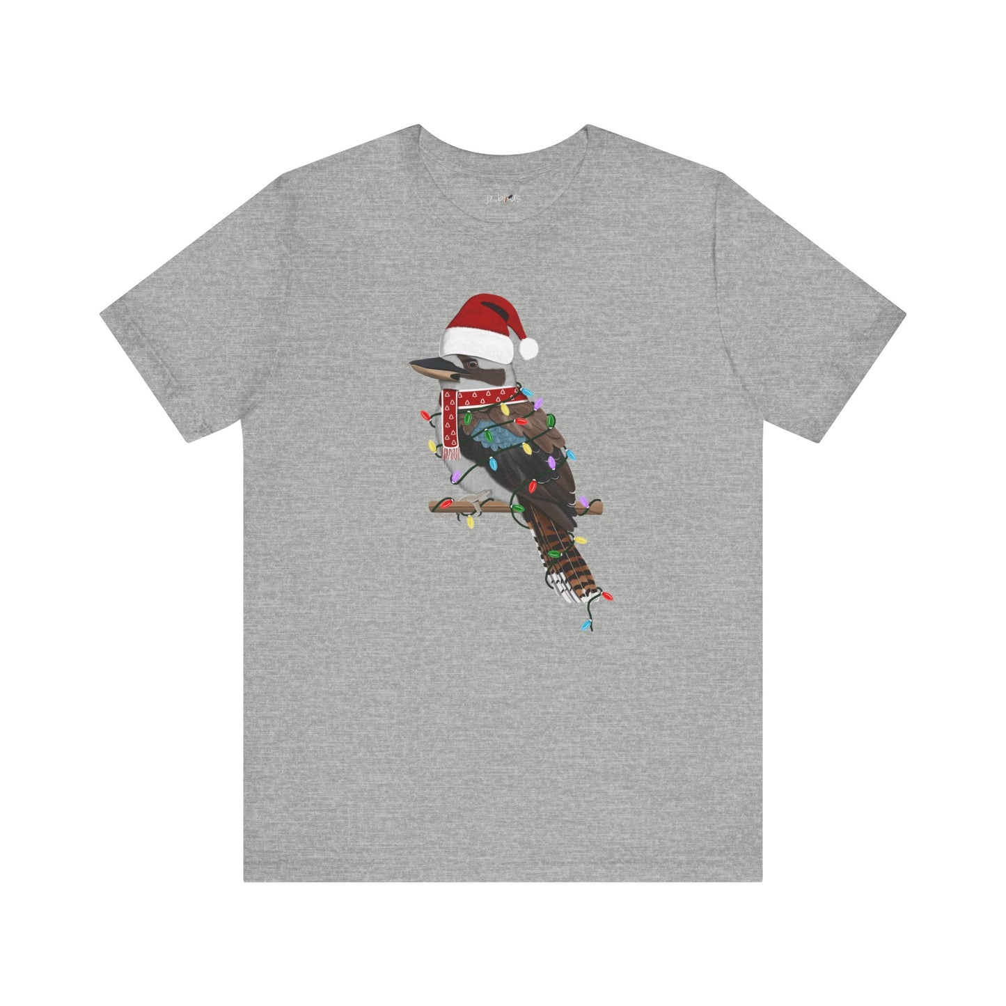 Kookaburra with Fairy Lights Christmas Bird T-Shirt