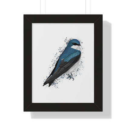 Tree Swallow Bird Framed Poster