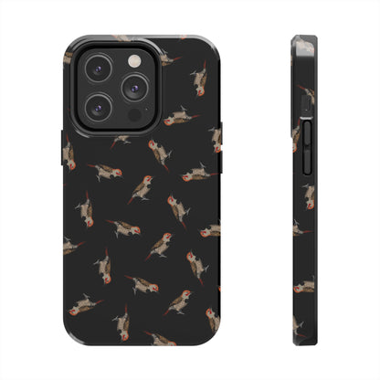 Northern Flicker iPhone Case Black – Premium Tough Phone Cover for Bird Lovers