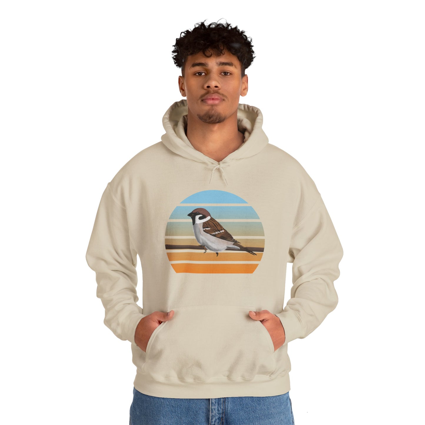 Tree Sparrow Bird Hoodie