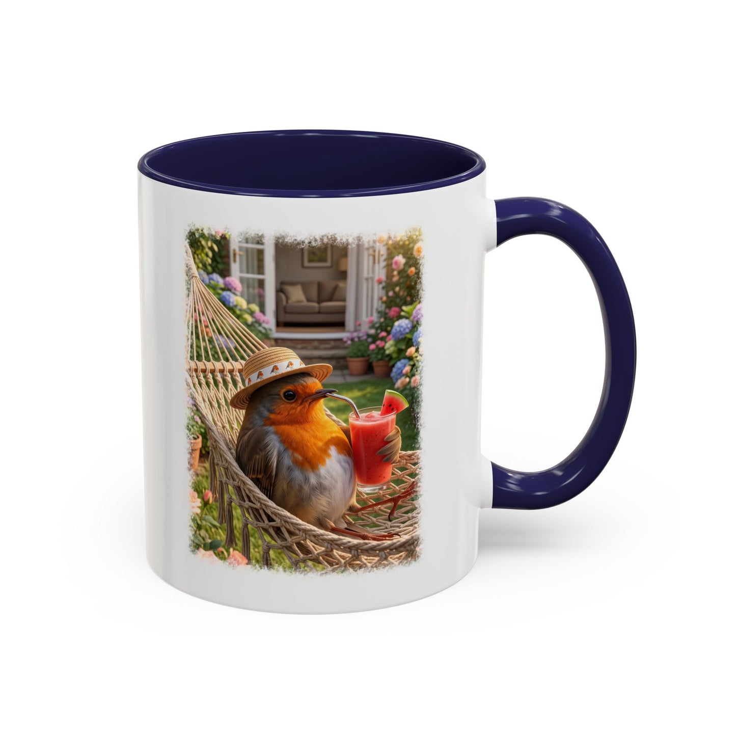 Robin Rosi Hammock and Smoothie Mug for Bird Lovers