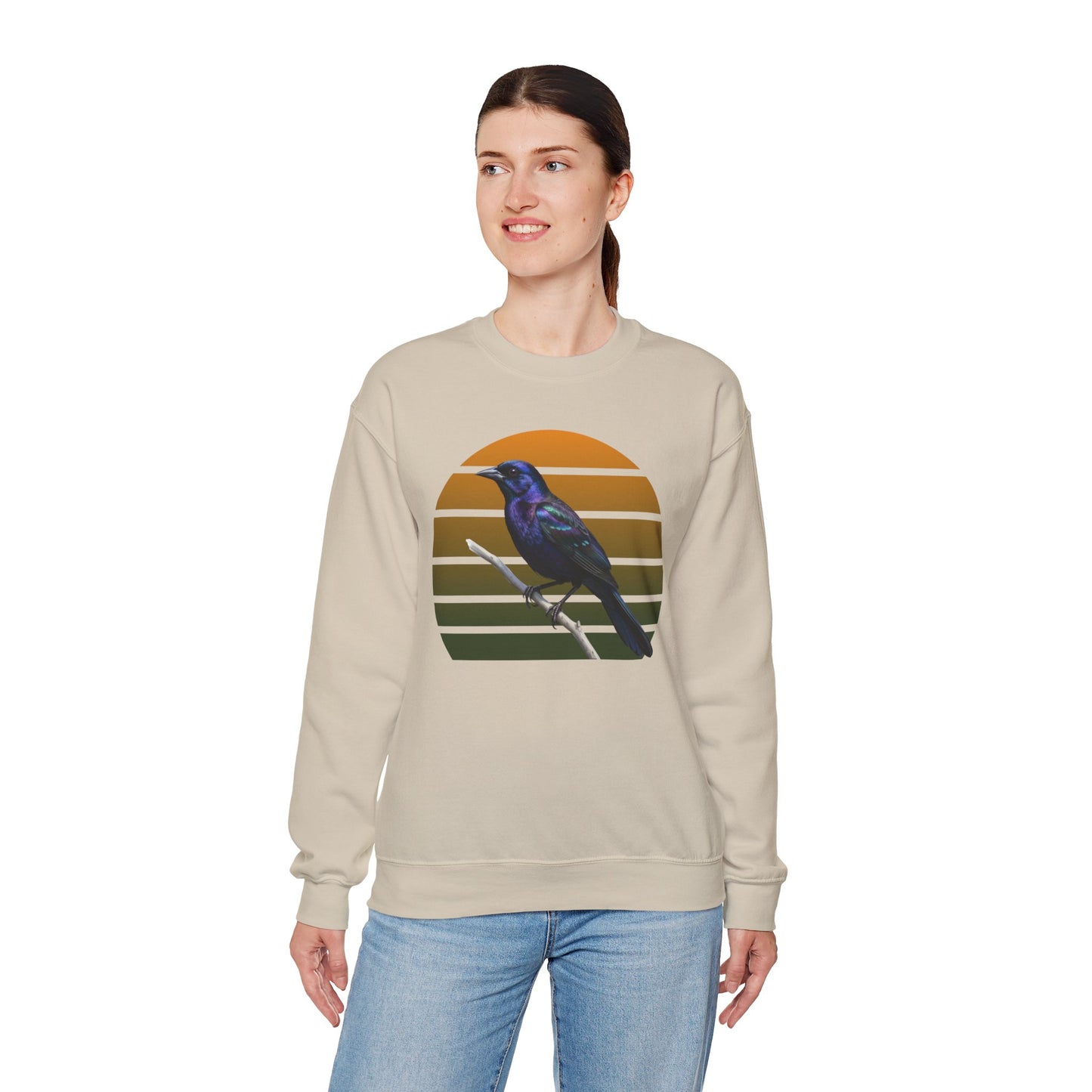 Grackle Sweatshirt | Common Grackle Birder Gift | Great-Tailed Bird Lover Crewneck
