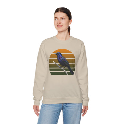Grackle Sweatshirt | Common Grackle Birder Gift | Great-Tailed Bird Lover Crewneck
