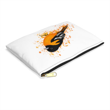 Baltimore Oriole Bird Art Accessory Pouch - jz.birds