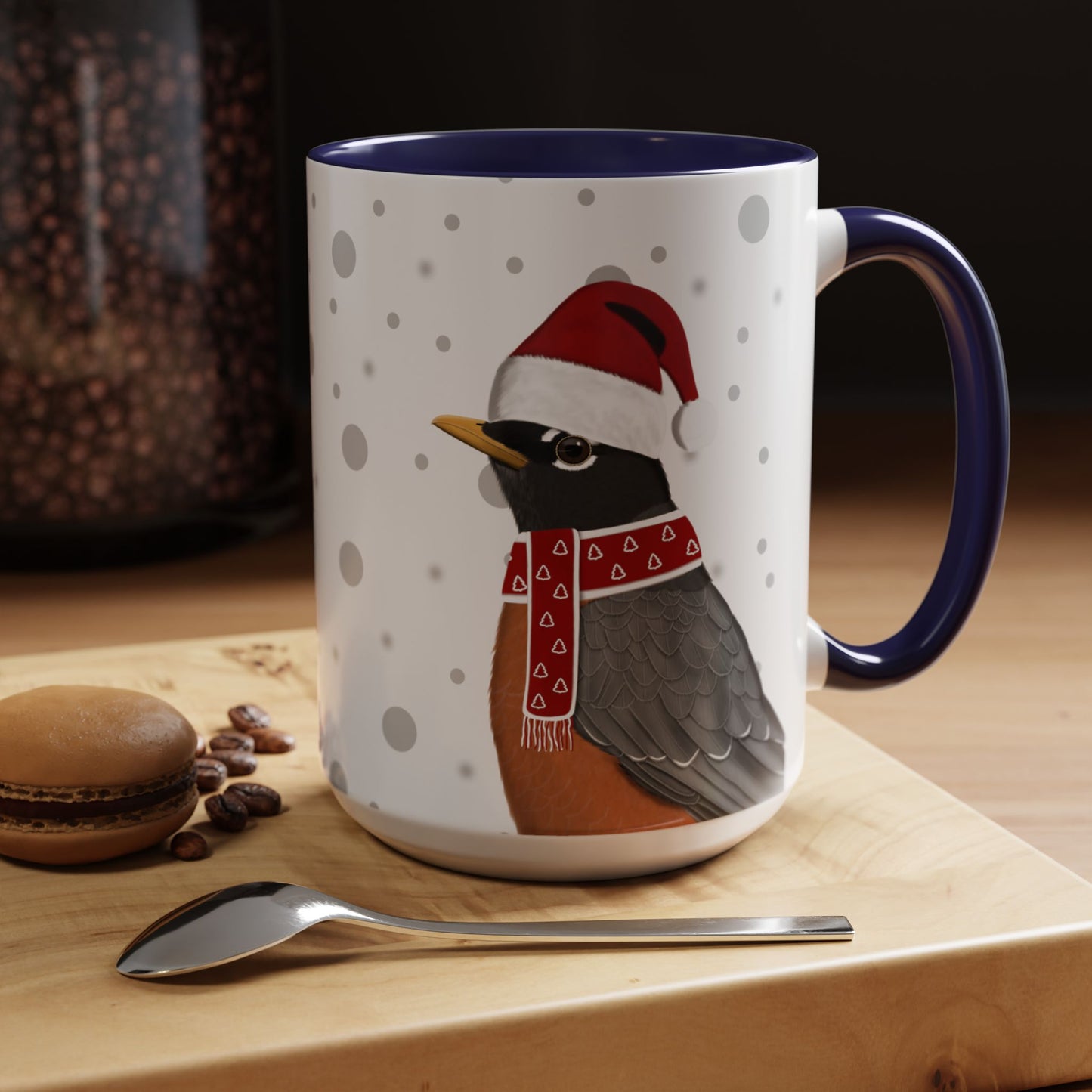 Robin Christmas Bird Coffee Mug