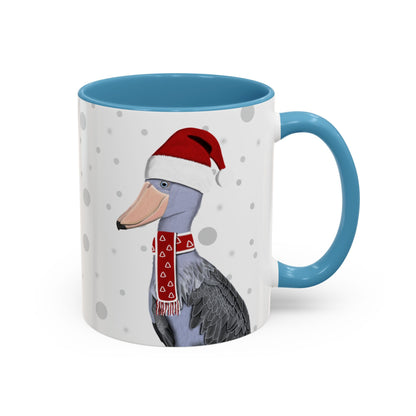 Shoebill Christmas Bird Coffee Mug