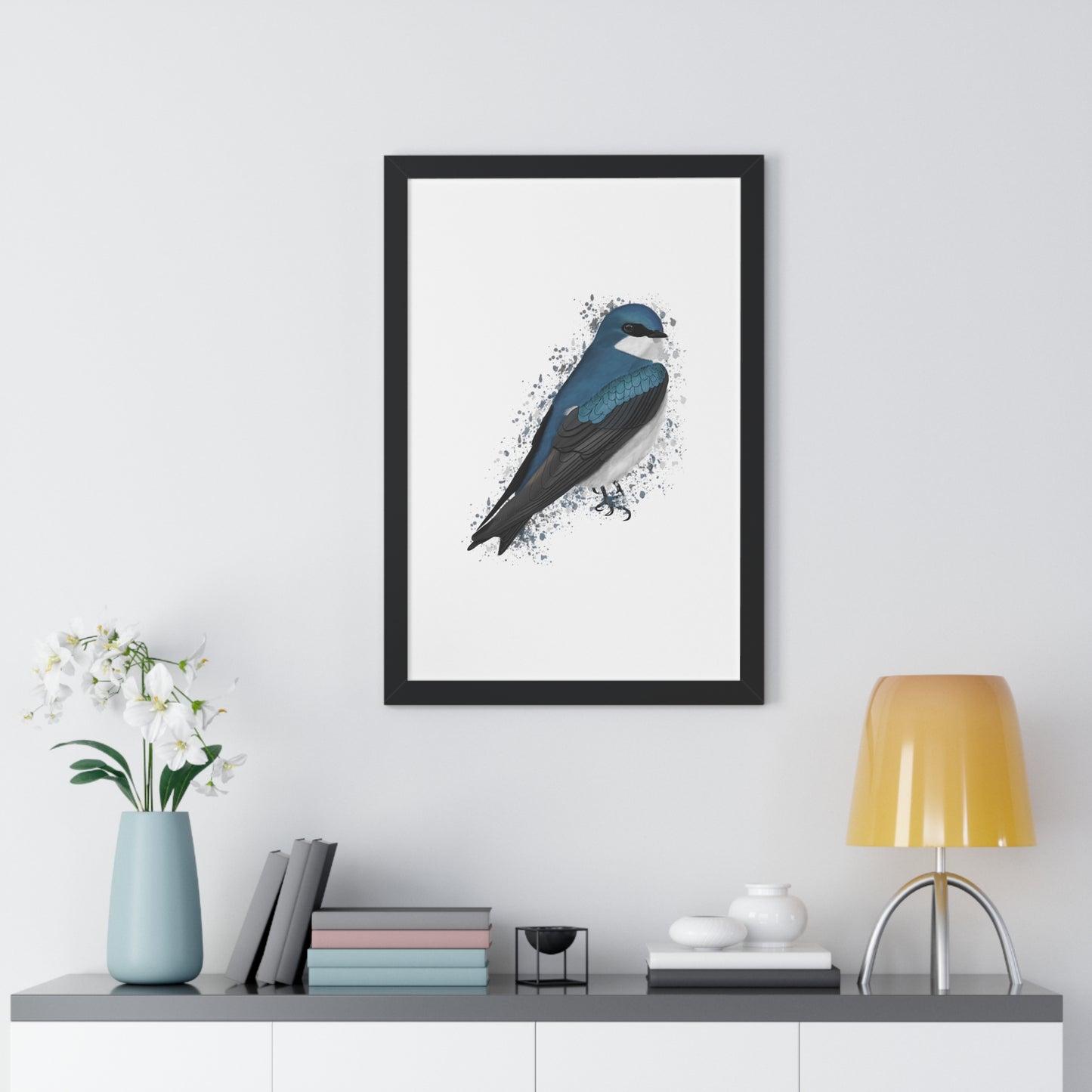 Tree Swallow Bird Framed Poster