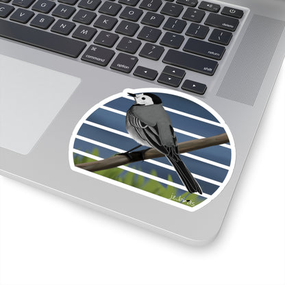 Wagtail Bird Sticker