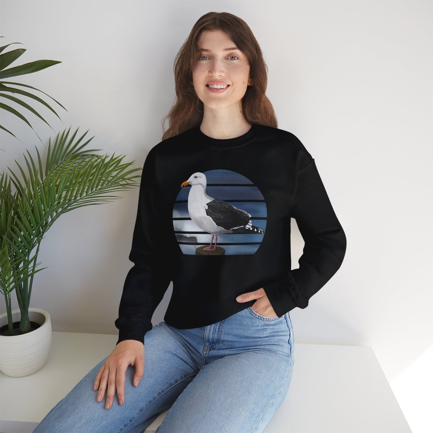 Seagull Birdlover Ornithologist Bird Sweatshirt