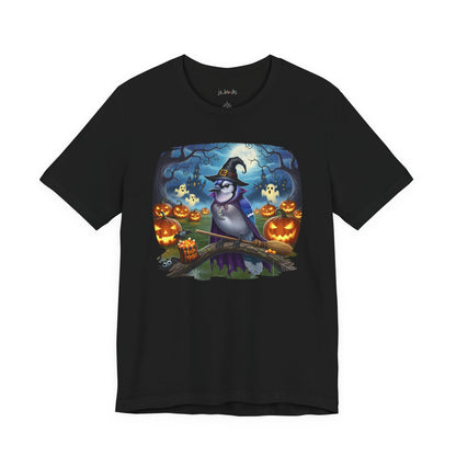 Blue Jay Halloween Bird T-Shirt - Spooky Halloween Costume for Bird Lovers