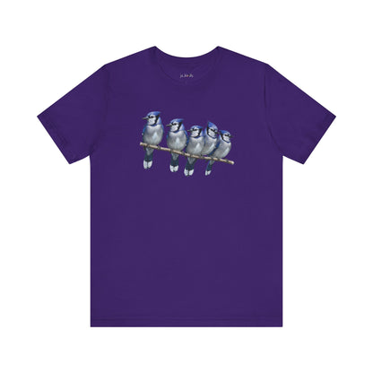 Blue Jays T-Shirt | Unisex Retail Fit Bird Lover Tee | Wildlife Birder Gift