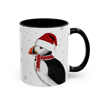 Puffin Christmas Bird Coffee Mug