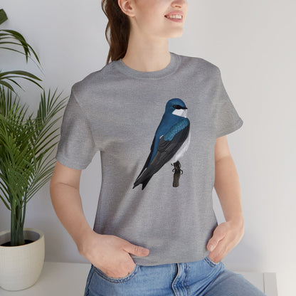 Tree Swallow Bird Tee - jz.birds