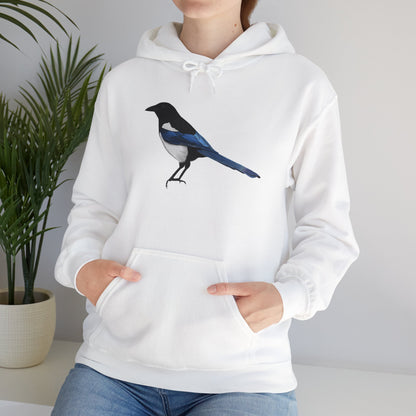 Magpie Bird Birdwatching Birder Hoodie