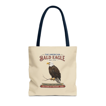 Vintage American Bald Eagle Tote Bag | US 250th Anniversary Semiquincentennial