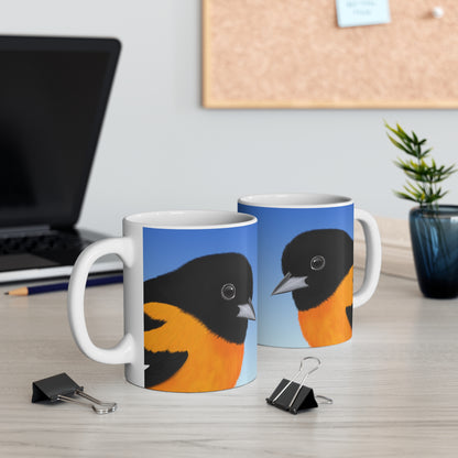 Baltimore Oriole Bird Ceramic Mug 11oz - jz.birds