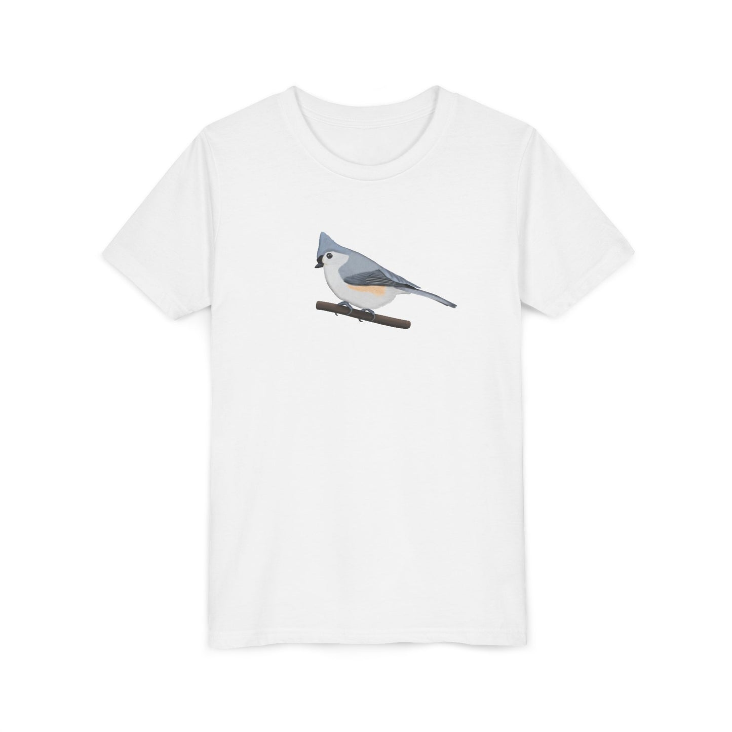 Tufted Titmouse Birding & Birdwatching Bird Youth T-Shirt