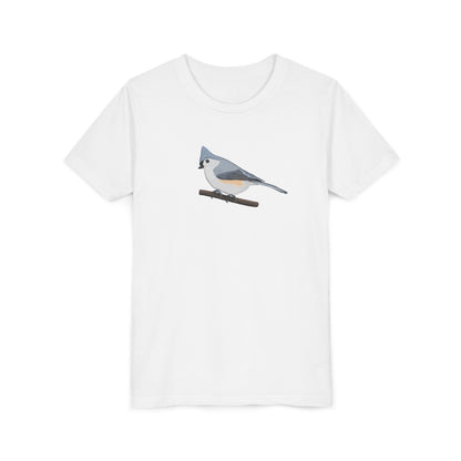 Tufted Titmouse Birding & Birdwatching Bird Youth T-Shirt