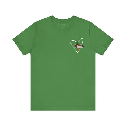 Mallard Heart Birdwatcher Bird T-Shirt