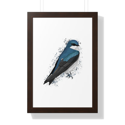 Tree Swallow Bird Framed Poster