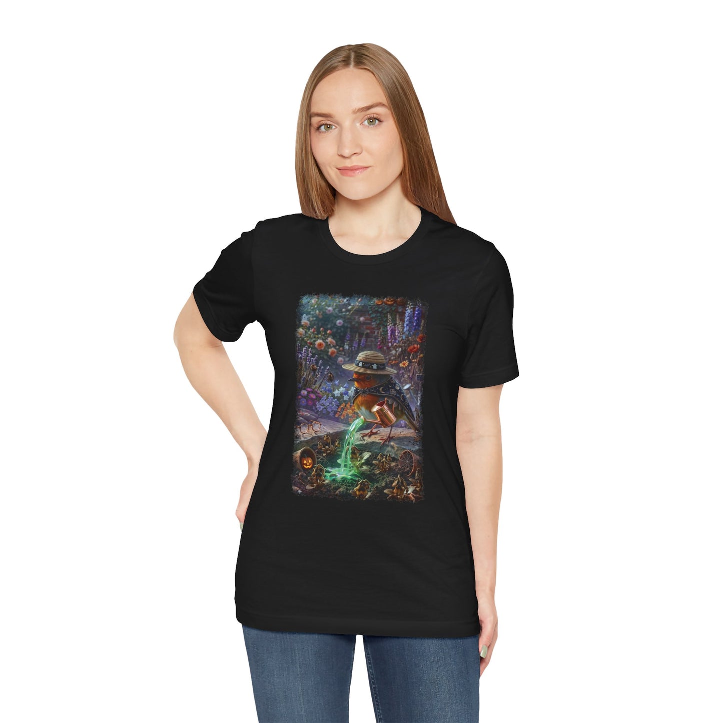 Robin Rosi Halloween Magic Potion T-Shirt for Spooky Season and Cozy Fall Lovers