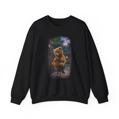 Robin Rosi Giant Teddy Bear Premium Sweatshirt for Bird Lovers