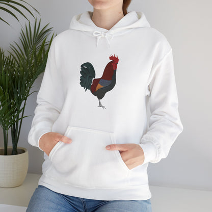 Rooster Bird Birdwatching Birder Hoodie