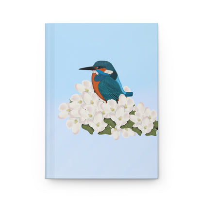 Kingfisher Bird Hardcover Journal 150 Pages