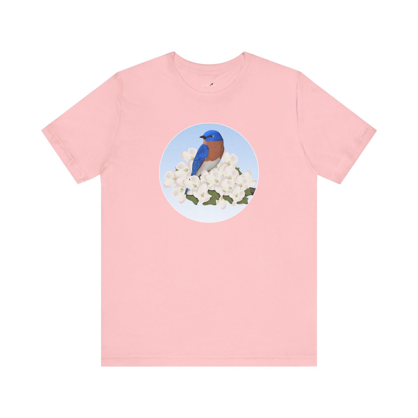 Bluebird and Spring Apple Blossoms Bird T-Shirt