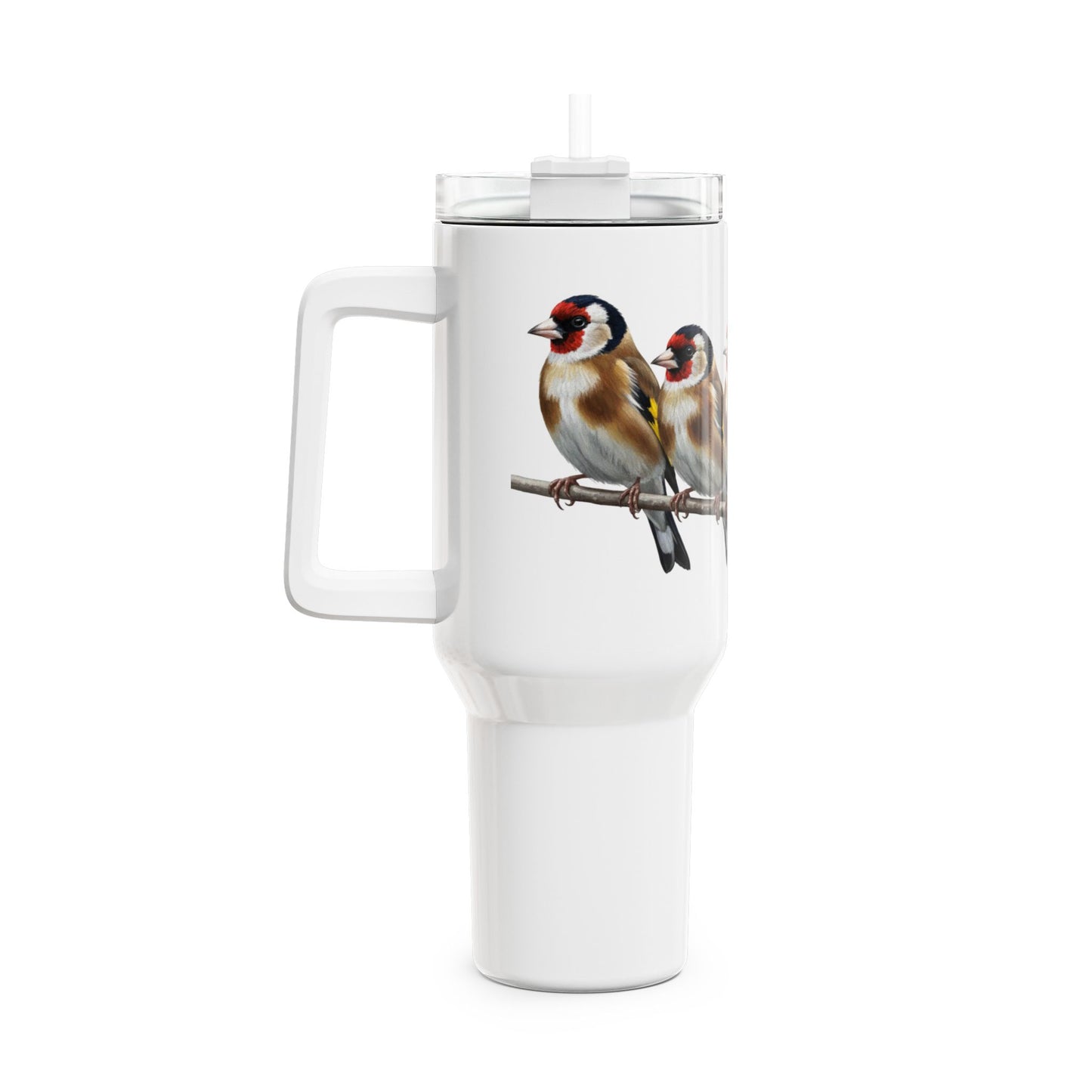 Stieglitz Thermo-Tumbler 40oz (1,2L) – Edelstahl Isolierbecher für Vogelbeobachter