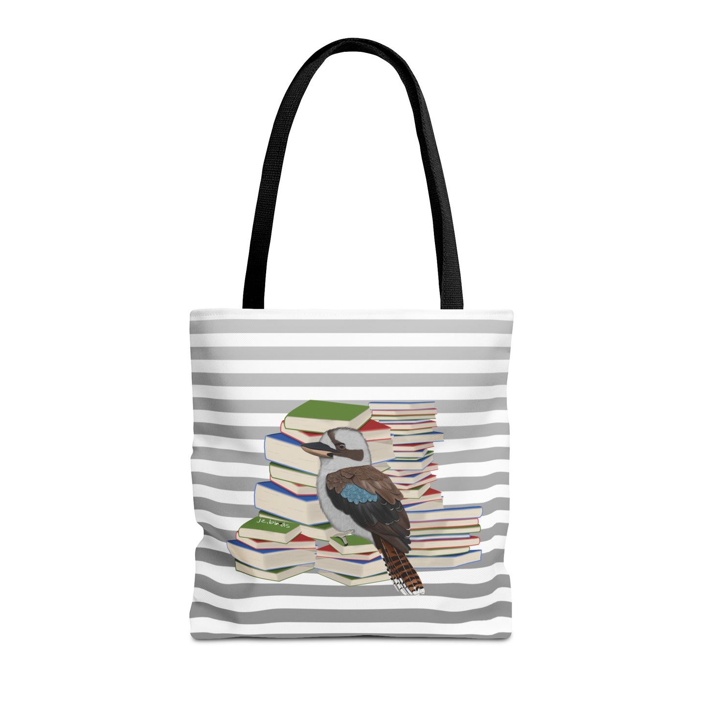 kookaburra bird books tote bag