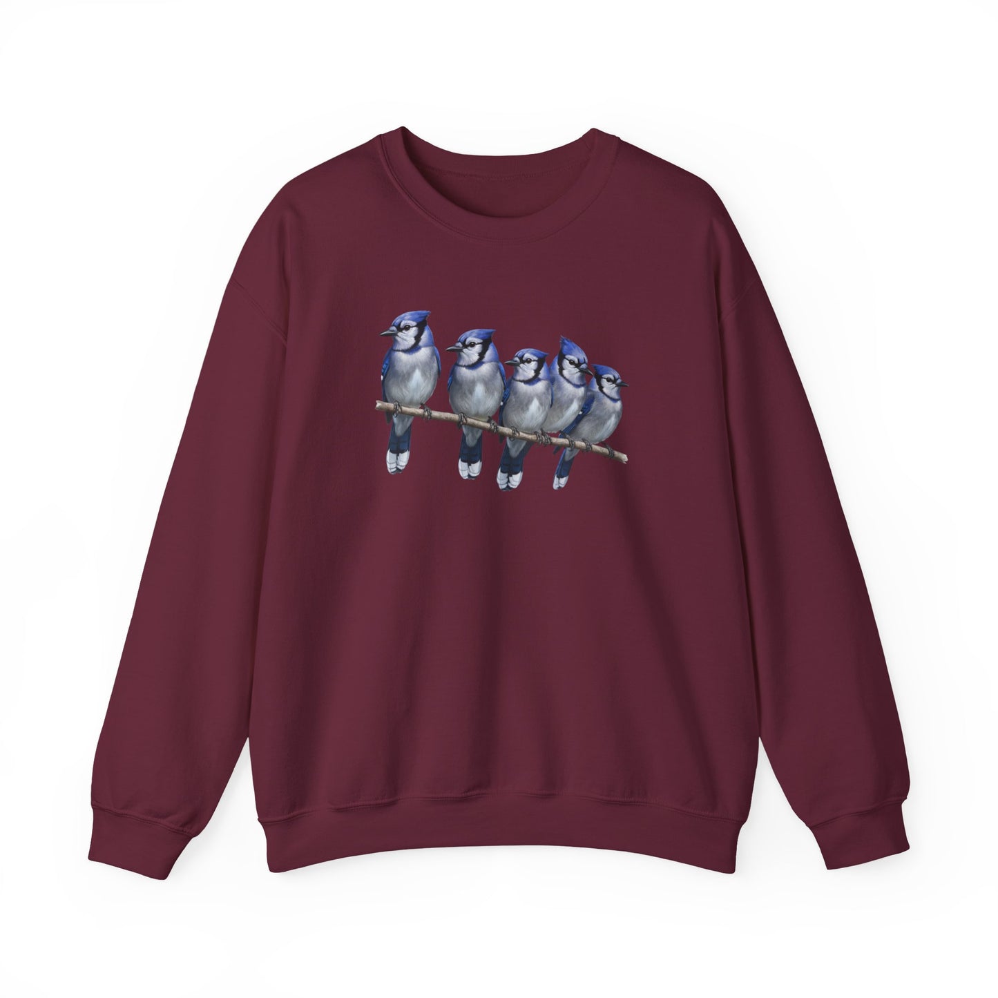 Blue Jays Sweatshirt | Bird Watcher Crewneck | Unisex Songbird Gift for Bird Lovers