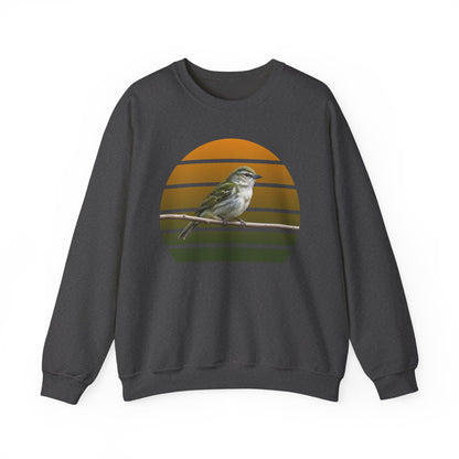 Red-Eyed Vireo Sweatshirt | Songbird Crewneck | Unique Birder Gift | Unisex Wildlife Pullover