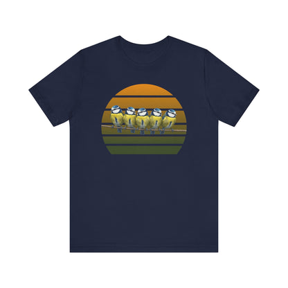 Blaumeisen Premuim T-Shirt | Geschenk für Vogelbeobachter | jz.birds