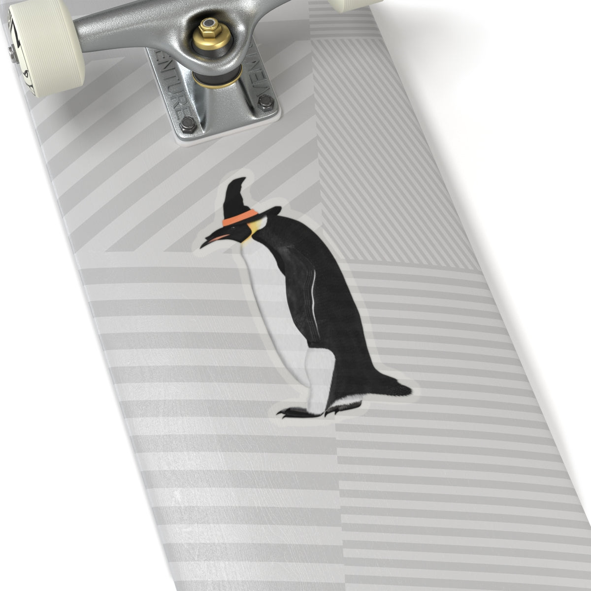 Penguin Halloween Witch Hat Bird Sticker