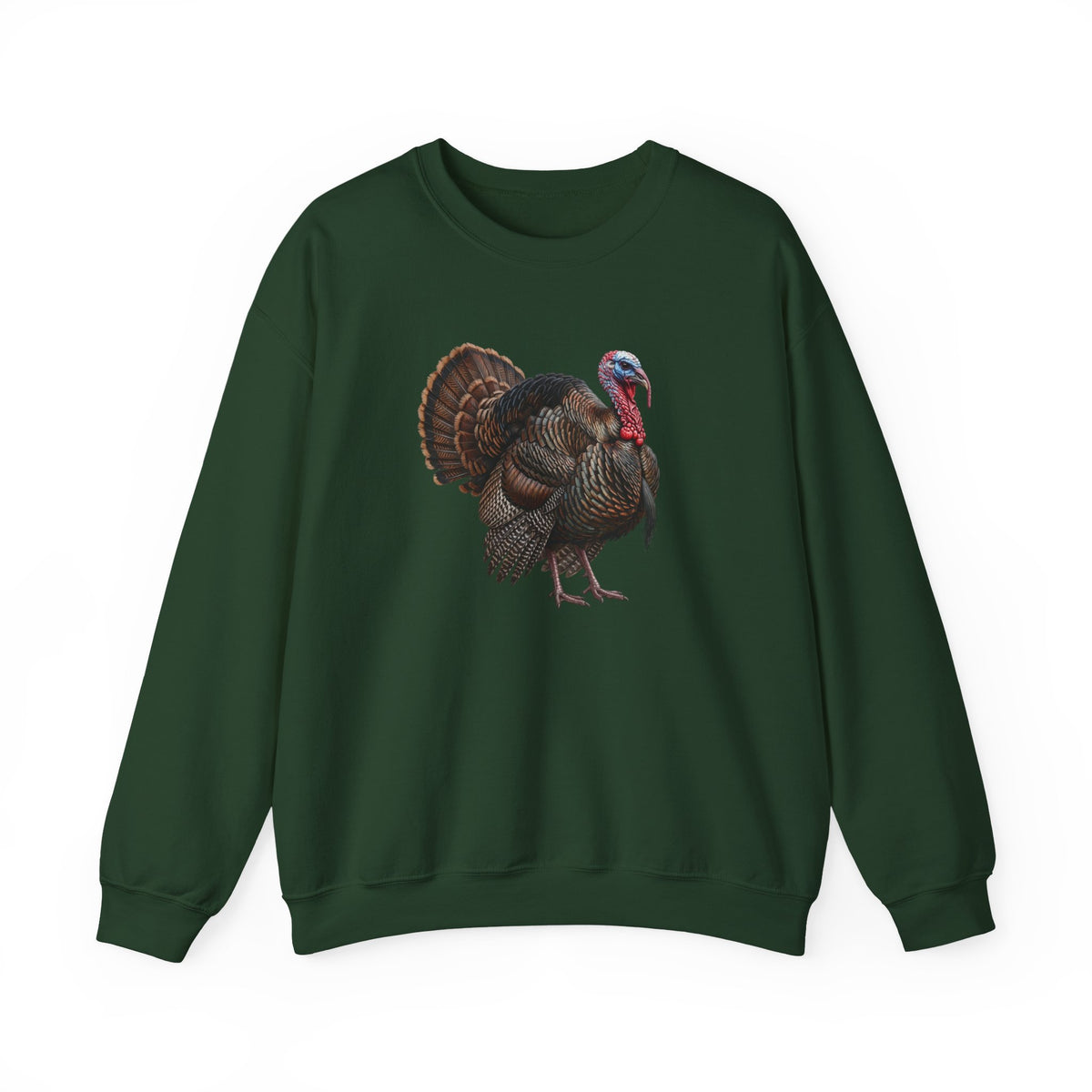 Thanksgiving Turkey Sweatshirt | Wild Turkey Bird Art Crewneck | Cozy Fall Apparel