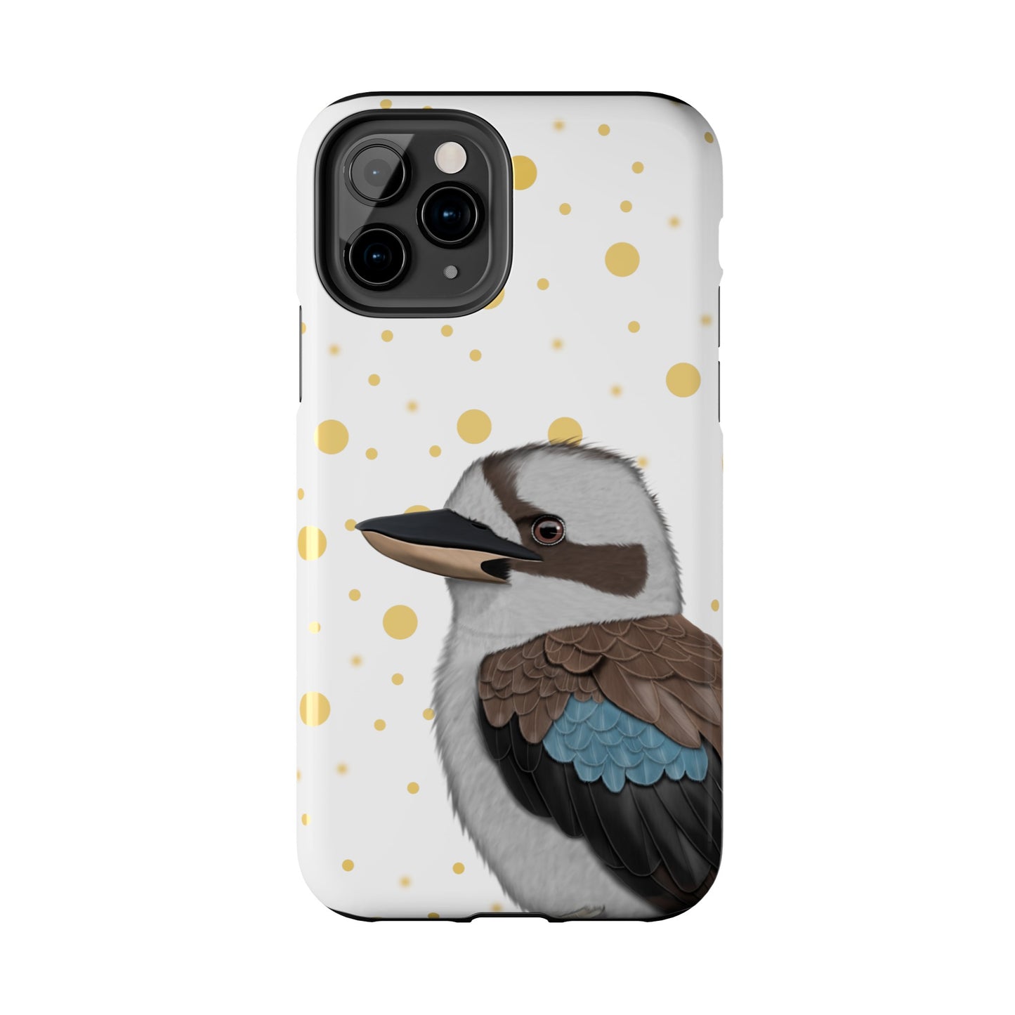 Kookaburra Bird Art Tough Phone Case White