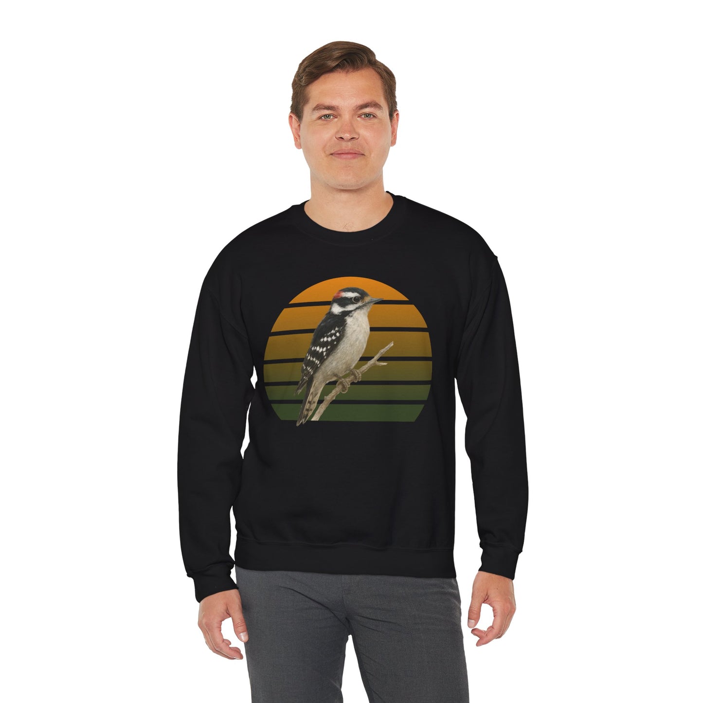 Downy Woodpecker Bird Lover & Bird Watching Bird Sweatshirt