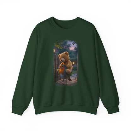 Robin Rosi Giant Teddy Bear Premium Sweatshirt for Bird Lovers