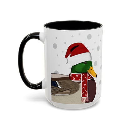 Mallard Christmas Bird Coffee Mug