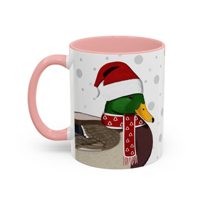 Mallard Christmas Bird Coffee Mug