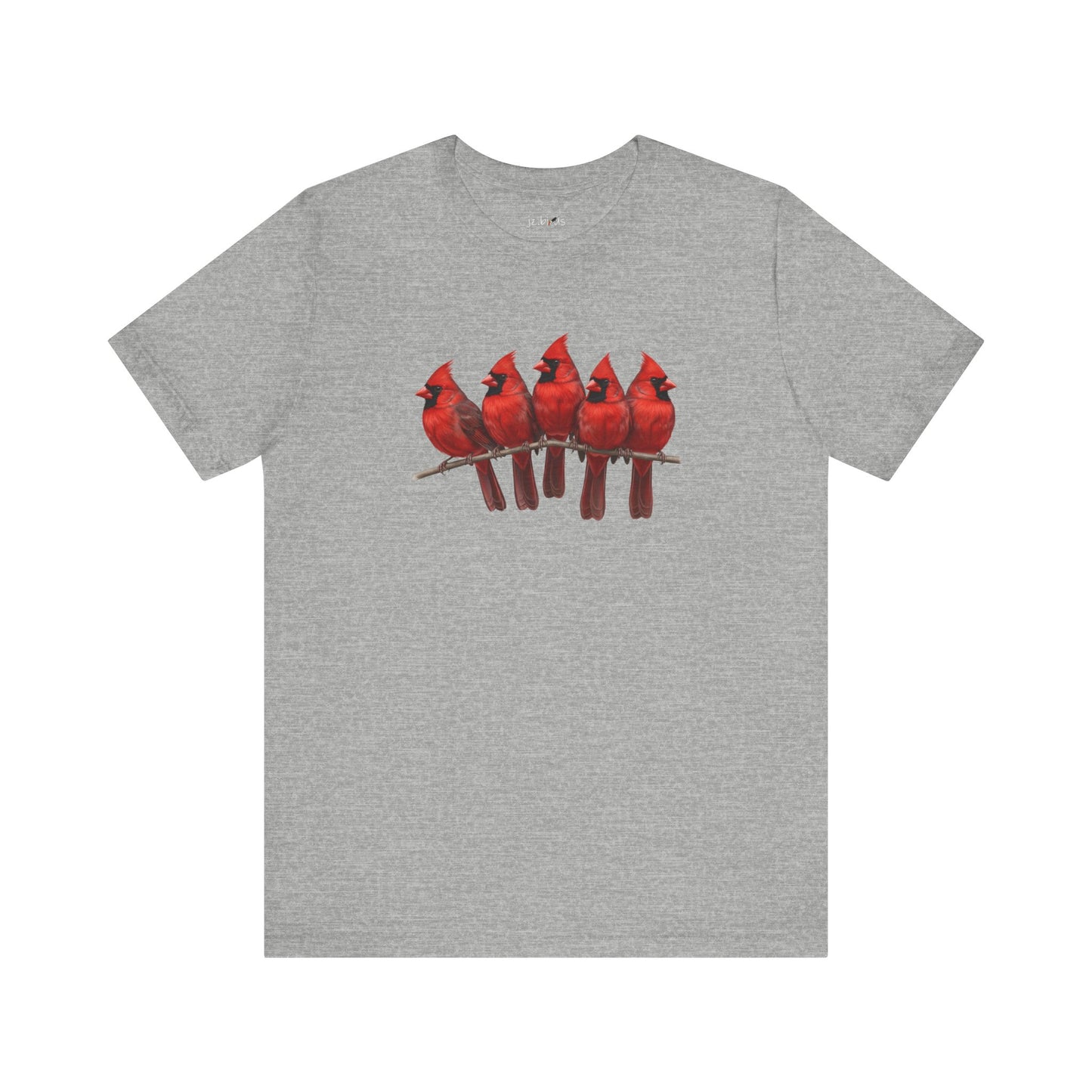 Cardinals T-Shirt | Unisex Retail Fit Bird Lover Tee | Wildlife Birder Gift