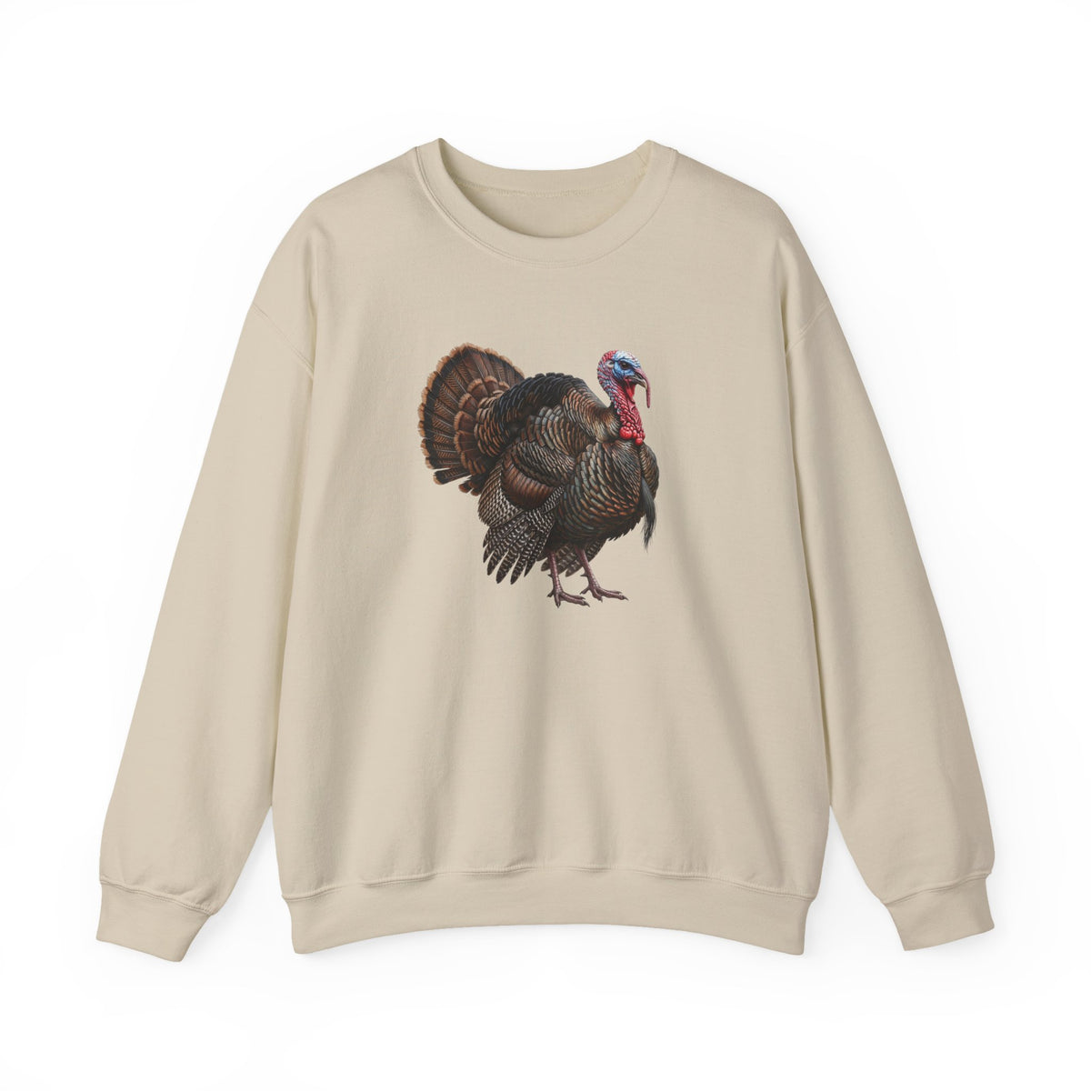 Thanksgiving Turkey Sweatshirt | Wild Turkey Bird Art Crewneck | Cozy Fall Apparel