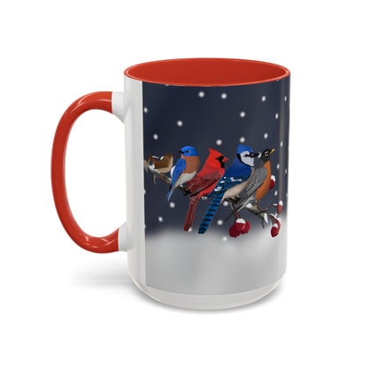 Backyard Birds Coffee Mug | Ceramic Christmas Gift for Bird Lovers