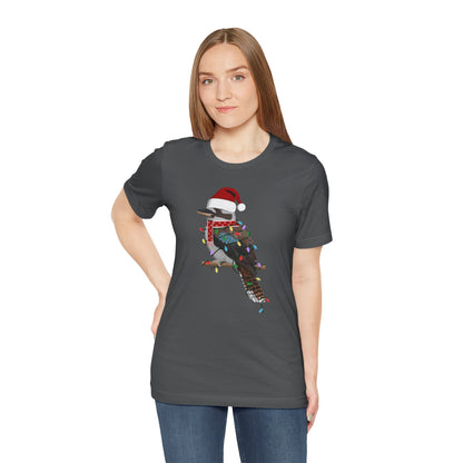 Kookaburra with Fairy Lights Christmas Bird T-Shirt