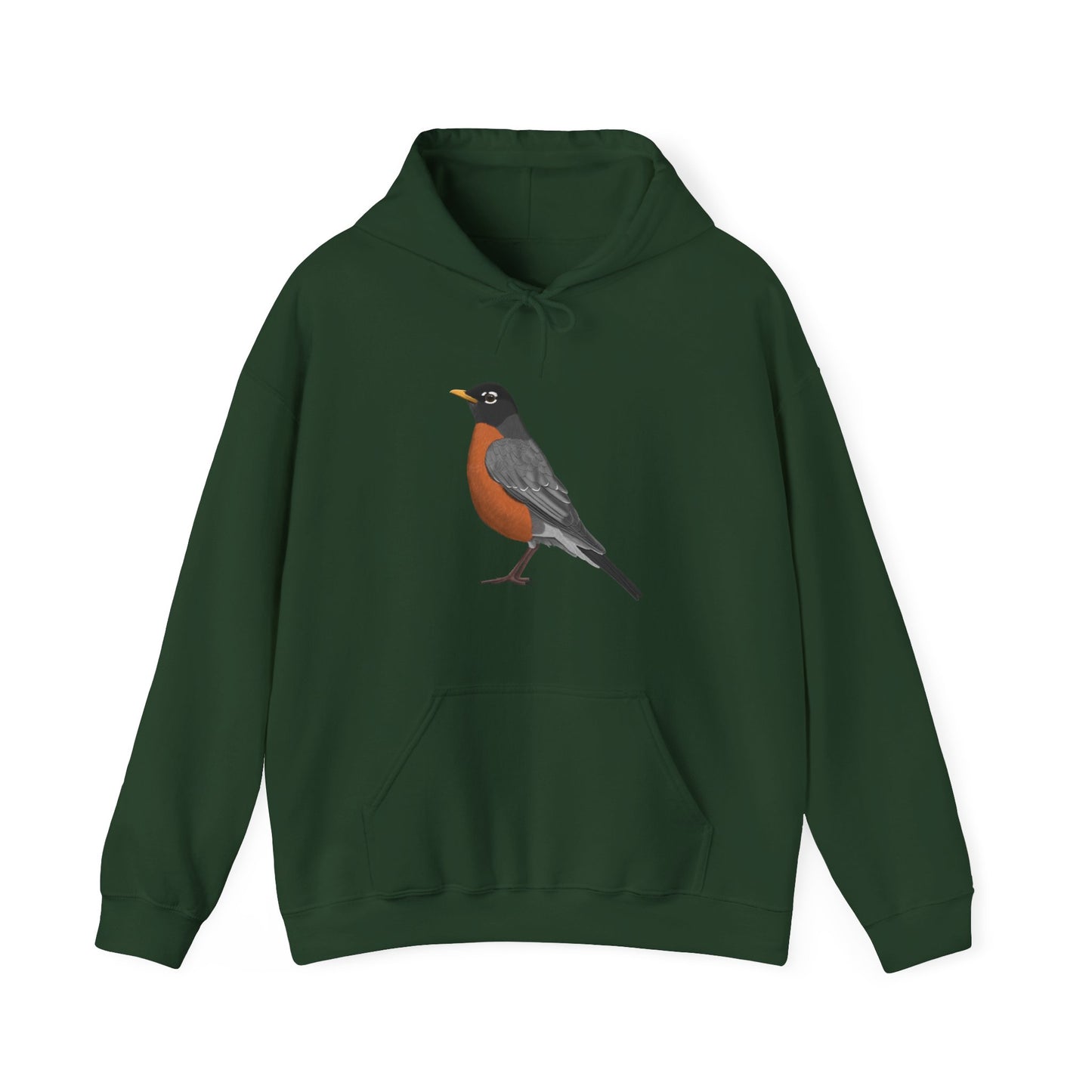 Robin Bird Birdwatching Birder Hoodie