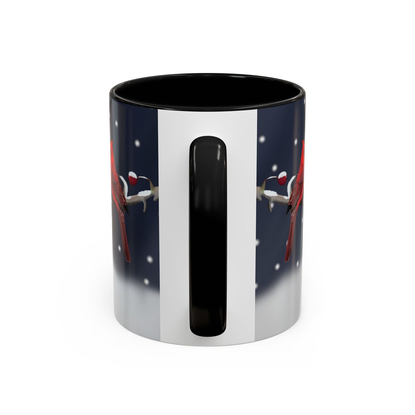 Blue Jay and Cardinal Bird Coffee Mug | Ceramic Christmas Gift for Bird Lovers