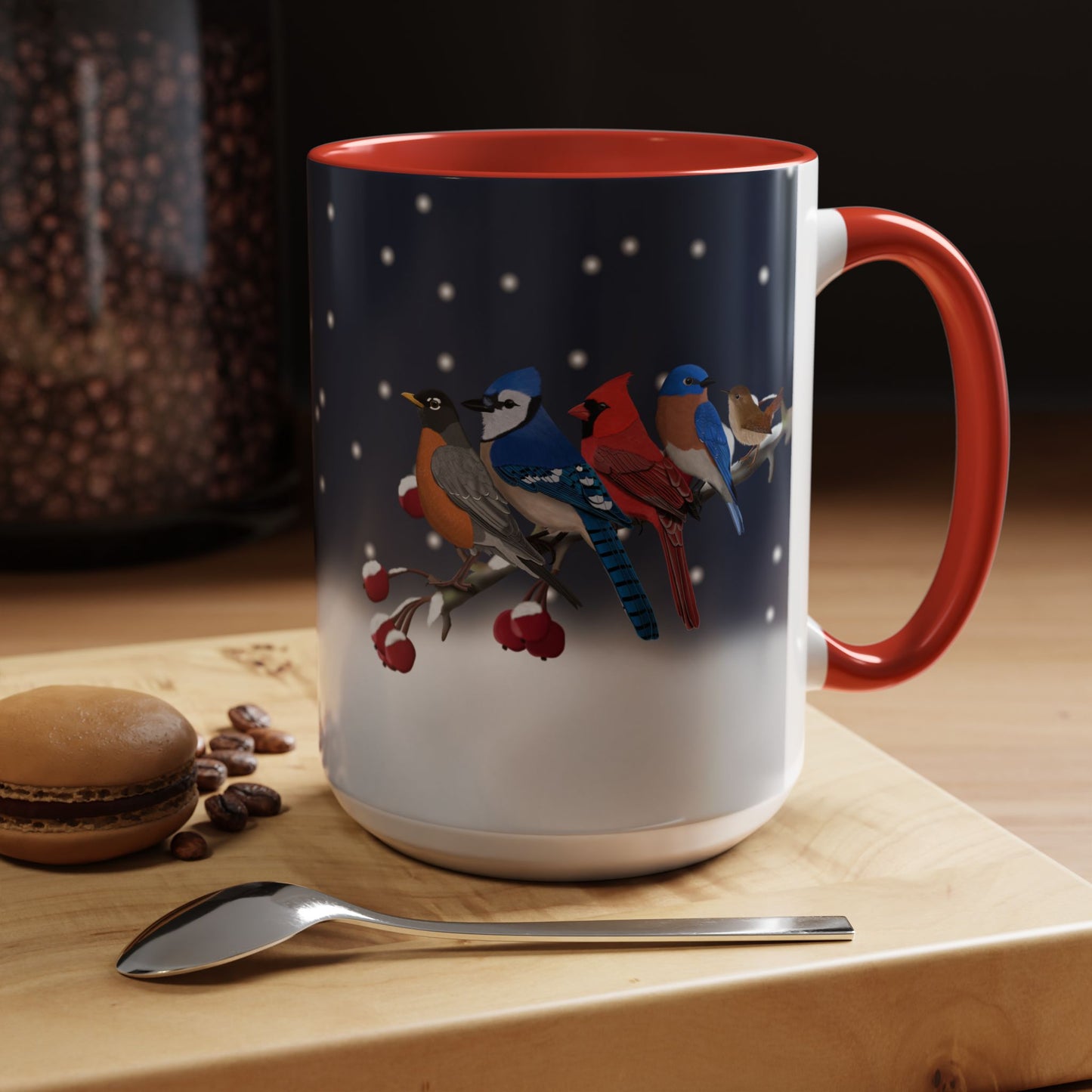 Backyard Birds Coffee Mug | Ceramic Christmas Gift for Bird Lovers